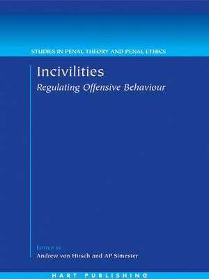 cover image of Incivilities